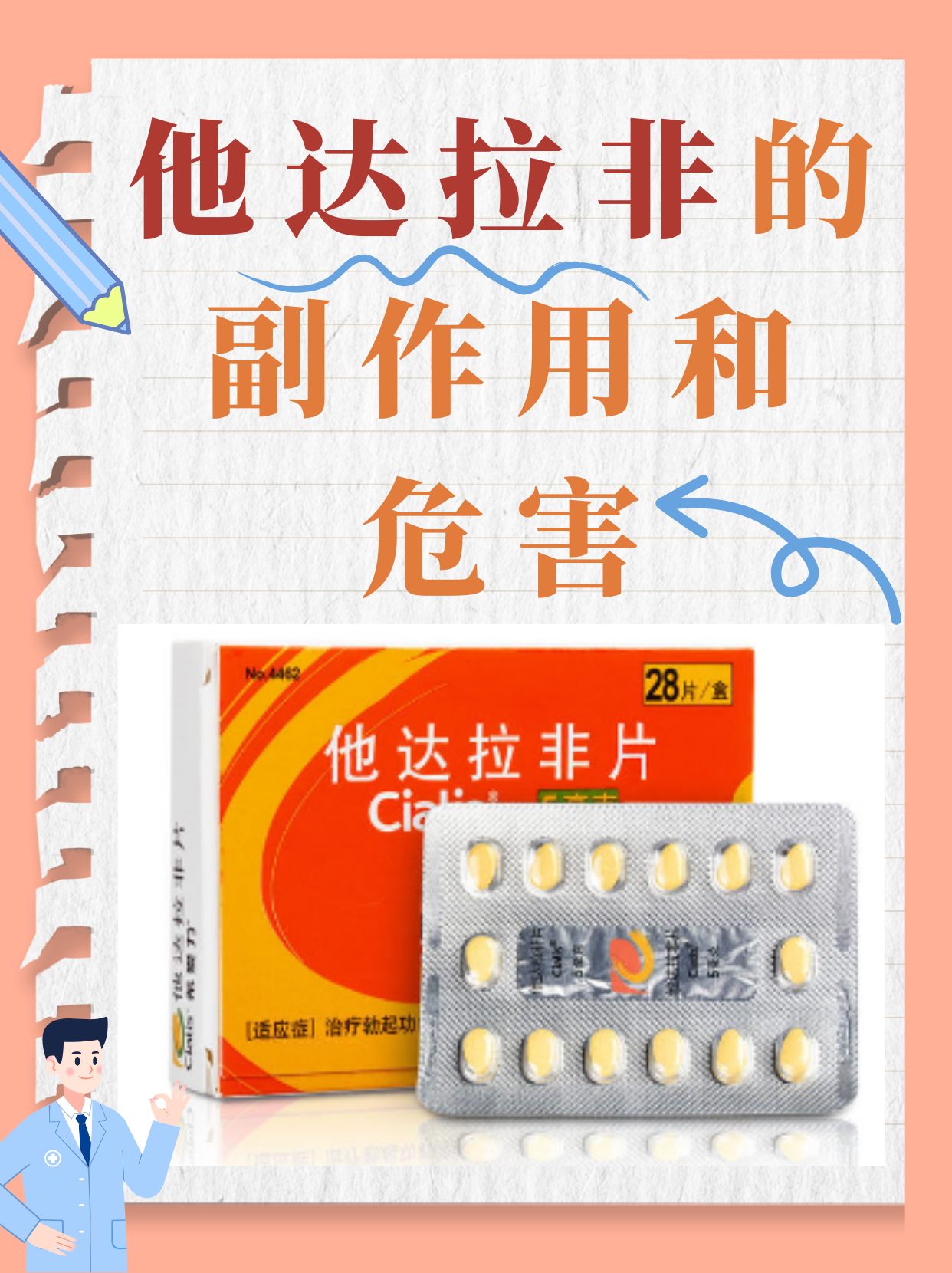 关于PDE5抑制剂副作用对比：他达拉非、西地那非、伐地那非的信息-第1张图片-印淘网