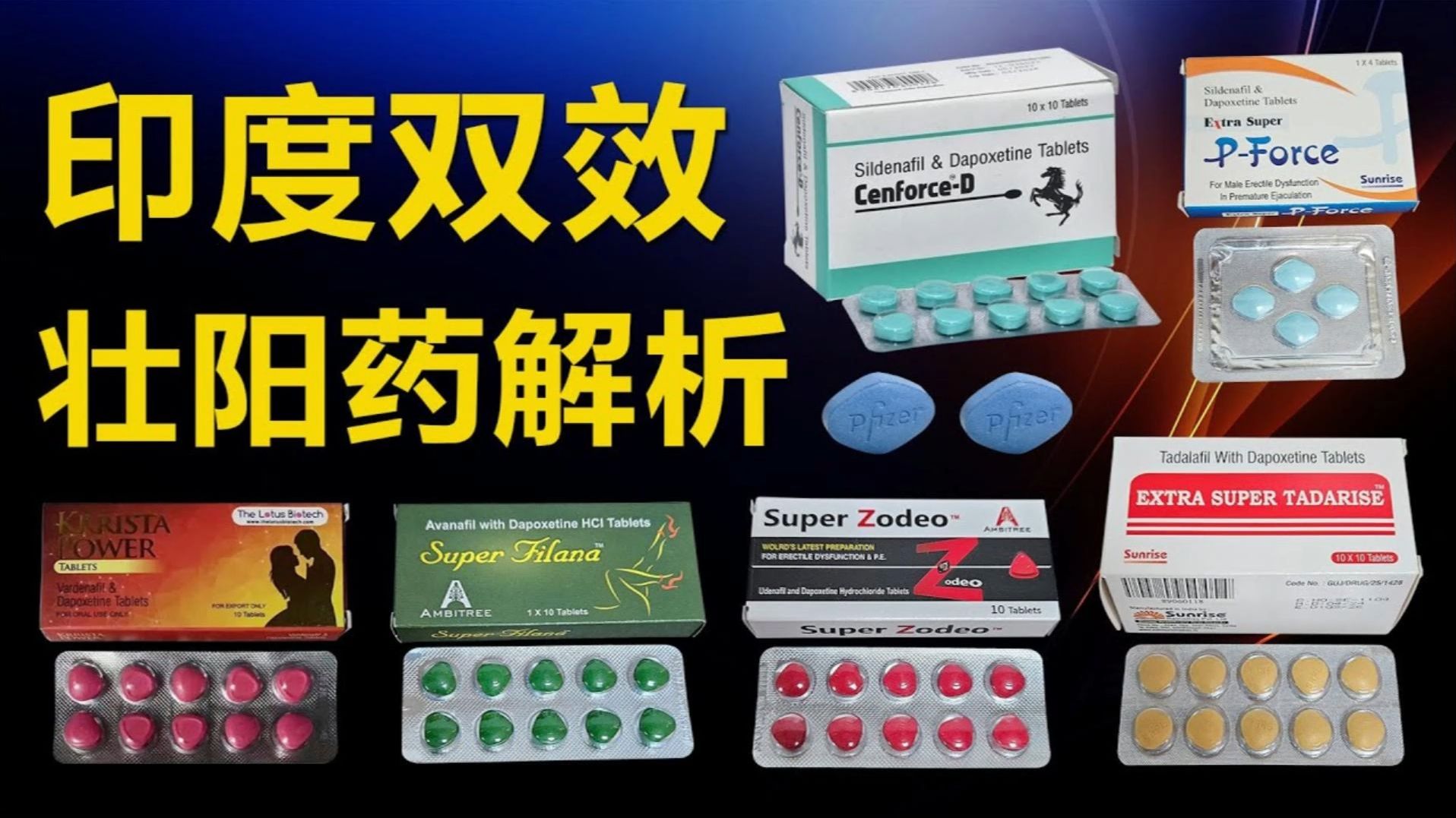 关于印度双效延时药哪个最好用？延时效果排名：超级必利劲>蓝P>红魔的信息-第1张图片-印淘网